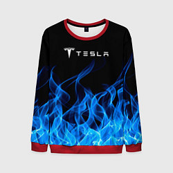 Свитшот мужской Tesla Fire, цвет: 3D-красный