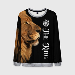 Свитшот мужской ЛЕВ КОРОЛЬ LION KING, цвет: 3D-меланж