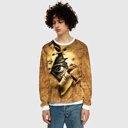 Свитшот мужской Джиперс Криперс видит, цвет: 3D-белый — фото 2