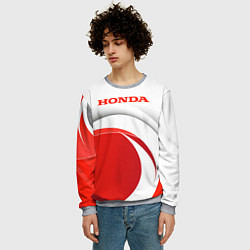 Свитшот мужской Хонда HONDA, цвет: 3D-меланж — фото 2