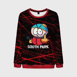 Свитшот мужской Мультфильм Южный парк Эрик South Park, цвет: 3D-красный