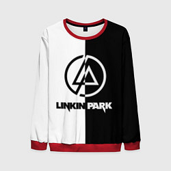 Свитшот мужской Linkin Park ЧБ, цвет: 3D-красный