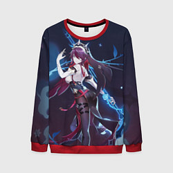 Свитшот мужской Rosaria Genshin Impact, цвет: 3D-красный