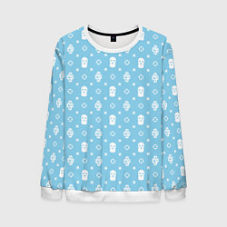 Свитшот мужской Узор Sky Blue Dope Camo Dope Street Market, цвет: 3D-белый