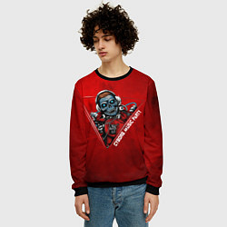 Свитшот мужской Cyborg music, цвет: 3D-черный — фото 2