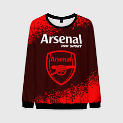 Свитшот мужской ARSENAL Pro Sport Спрей, цвет: 3D-черный