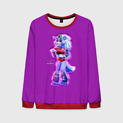 Свитшот мужской Five Nights at Freddys: Security Breach Волчица Ро, цвет: 3D-красный