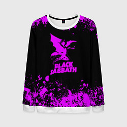 Свитшот мужской Black Sabbath metal, цвет: 3D-белый