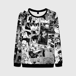 Свитшот мужской Убийца Акамэ pattern, цвет: 3D-черный