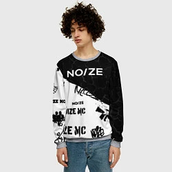 Свитшот мужской Noize mc Паттерн, цвет: 3D-меланж — фото 2