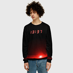 Свитшот мужской 1337 Elite, цвет: 3D-черный — фото 2