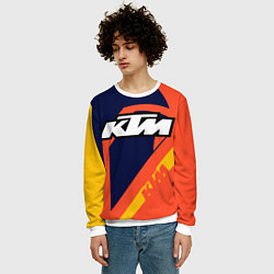 Свитшот мужской KTM VINTAGE SPORTWEAR, цвет: 3D-белый — фото 2