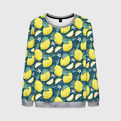 Мужской свитшот Cute lemon pattern