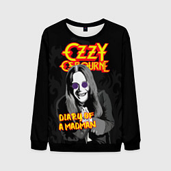 Свитшот мужской OZZY OSBOURNE ОЗЗИ ОСБОРН, цвет: 3D-черный