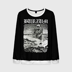 Свитшот мужской Burzum - The Sea Monster, цвет: 3D-белый