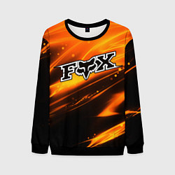 Свитшот мужской FOX RACING - ФОКС СИЯНИЕ, цвет: 3D-черный