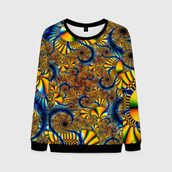 Мужской свитшот FRACTAL COLOR PATTERN