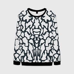 Мужской свитшот Animal Black and White Pattern