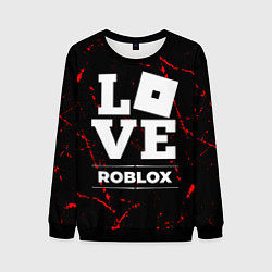 Свитшот мужской Roblox Love Классика, цвет: 3D-черный