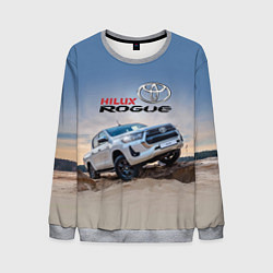 Свитшот мужской Toyota Hilux Rogue Off-road vehicle Тойота - прохо, цвет: 3D-меланж