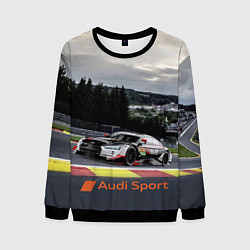 Свитшот мужской Audi Sport Racing team Ауди Спорт Гоночная команда, цвет: 3D-черный