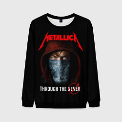 Свитшот мужской METALLICA THROUGH THE NEVER, цвет: 3D-черный