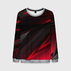 Мужской свитшот Красно-черный фон