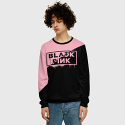 Свитшот мужской BLACKPINK BIG LOGO, цвет: 3D-черный — фото 2