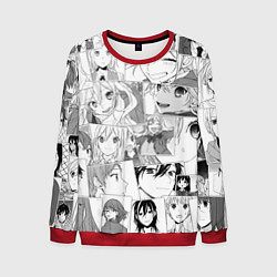 Свитшот мужской Horimiya pattern, цвет: 3D-красный