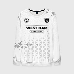 Свитшот мужской West Ham Champions Униформа, цвет: 3D-белый