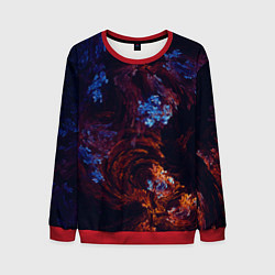 Свитшот мужской Синие и Красные Коралловые Рифы, цвет: 3D-красный