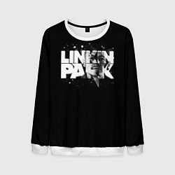 Свитшот мужской Linkin Park логотип с фото, цвет: 3D-белый