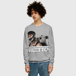 Свитшот мужской Нилетто - Криолит, цвет: 3D-меланж — фото 2