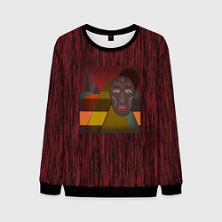 Мужской свитшот Африканская маска African mask ethnic illustration
