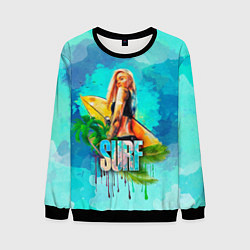 Мужской свитшот Surf - девушка