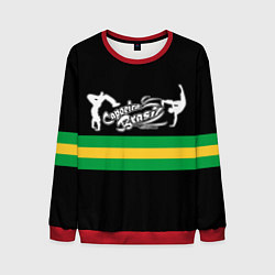 Свитшот мужской Капоэйра, цвет: 3D-красный