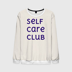 Свитшот мужской Self care club, цвет: 3D-белый