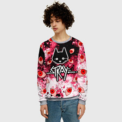 Свитшот мужской STRAY HORROR, цвет: 3D-меланж — фото 2