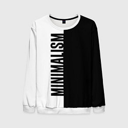 Мужской свитшот MINIMALISM - BLACK AND WHITE