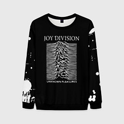 Свитшот мужской Joy Division - unknown pleasures, цвет: 3D-черный