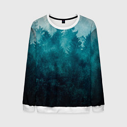 Мужской свитшот Темный хвойный лес