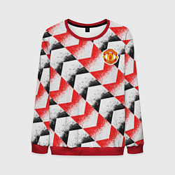 Свитшот мужской Manchester United - Pre Match Top 202223, цвет: 3D-красный