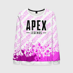 Свитшот мужской Apex Legends pro gaming: символ сверху, цвет: 3D-белый