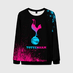 Свитшот мужской Tottenham - neon gradient, цвет: 3D-черный