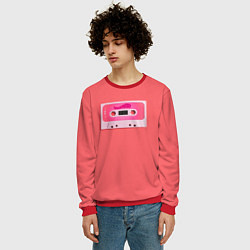 Свитшот мужской BTS cassette, цвет: 3D-красный — фото 2