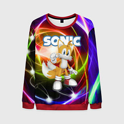 Свитшот мужской Майлз Тейлз Прауэр - Sonic - Видеоигра, цвет: 3D-красный