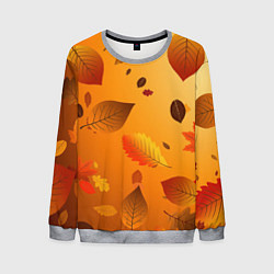 Свитшот мужской Осенний тёплый ветер, цвет: 3D-меланж