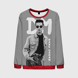 Свитшот мужской Dave Gahan - Depeche Mode, цвет: 3D-красный