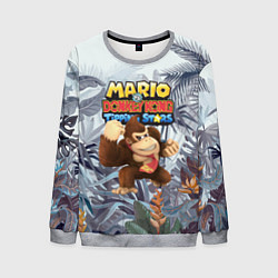 Свитшот мужской Mario Donkey Kong - Nintendo - Gorilla, цвет: 3D-меланж