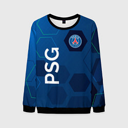 Свитшот мужской PSG абстракция, цвет: 3D-черный